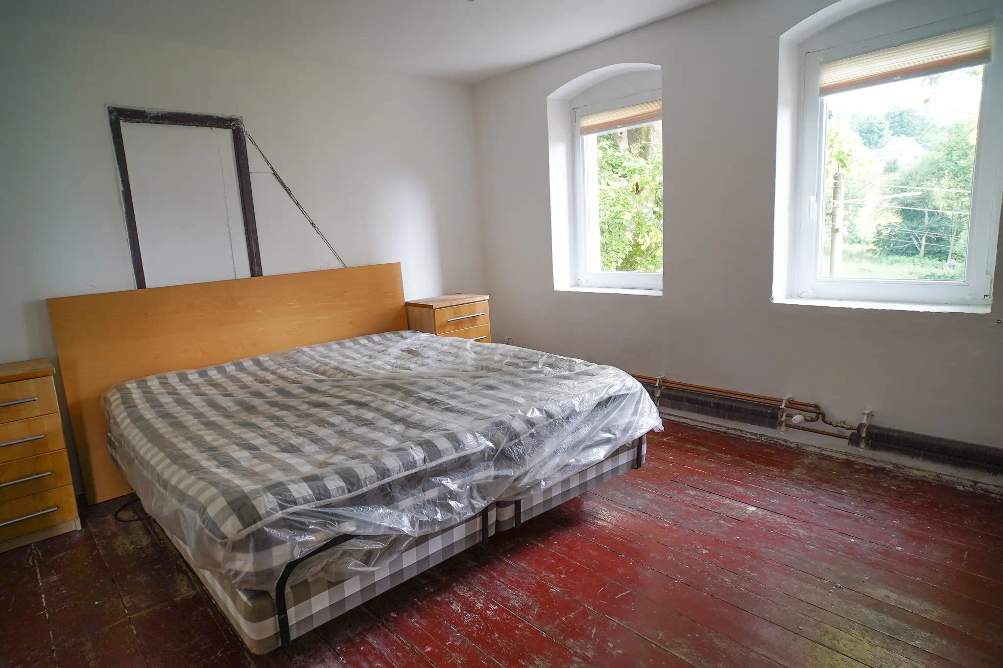 Slaapkamer, luxe, grote villa, vakantiewoning Tsjechie